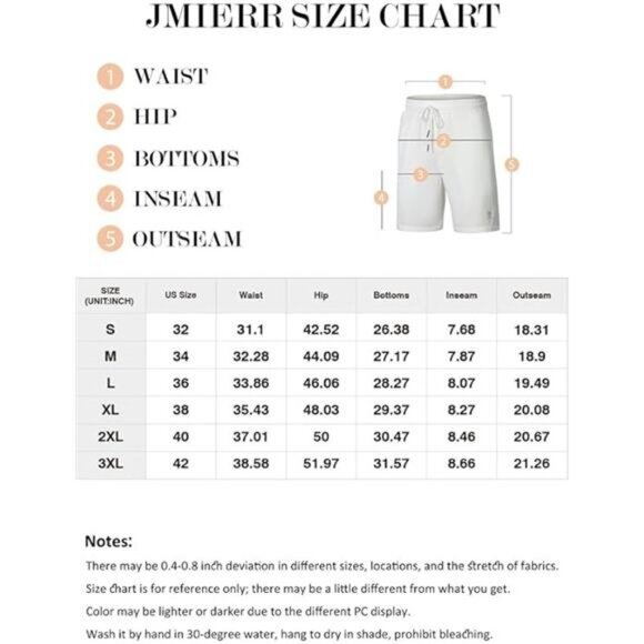 Men's Corduroy Shorts,‎ Casual Elastic Waist, Lightweight Summer Beachwear - Picture 6 of 7